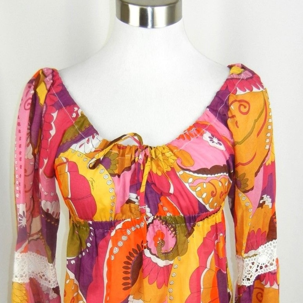 NWT Trina Turk swim cover top  Dress Size S